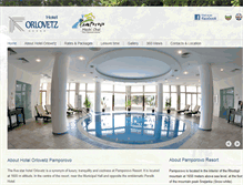 Tablet Screenshot of hotelorlovetz.com